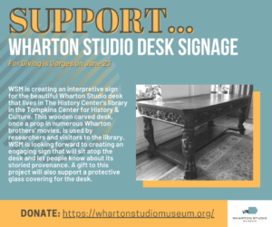 Wharton Studio Desk Signage