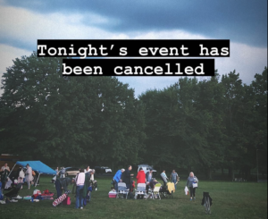 Silent Movie Under the Stars Cancelled